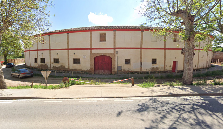 Fachada de la Plaza de Tarazona de Aragón